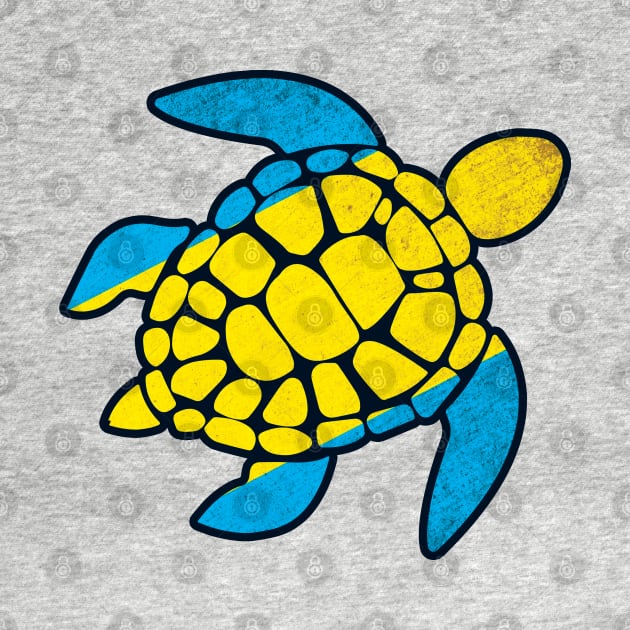 Sea Turtle Bahamas Flag Plastic Free Save The Sea Colorful Rainbow Turtles by TravelTime